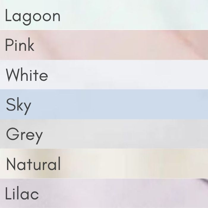 Cotton Custom Made Baby Sheets colour range a