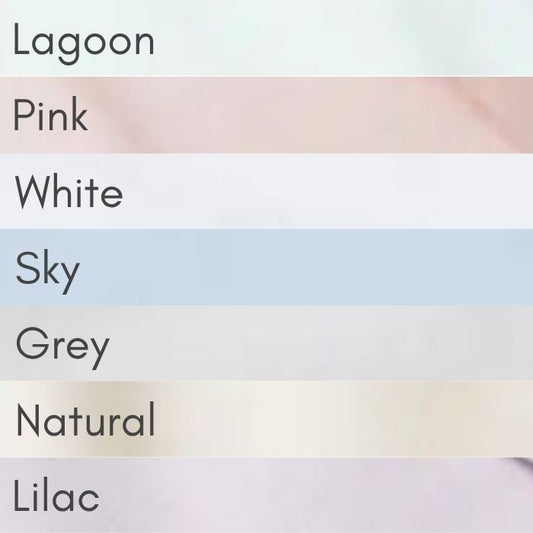 Cotton Custom Made Baby Sheets colour range a