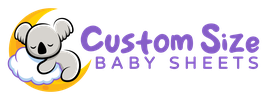 Custom Size Baby Sheets logo – Australian-made fitted sheets for cots and bassinets