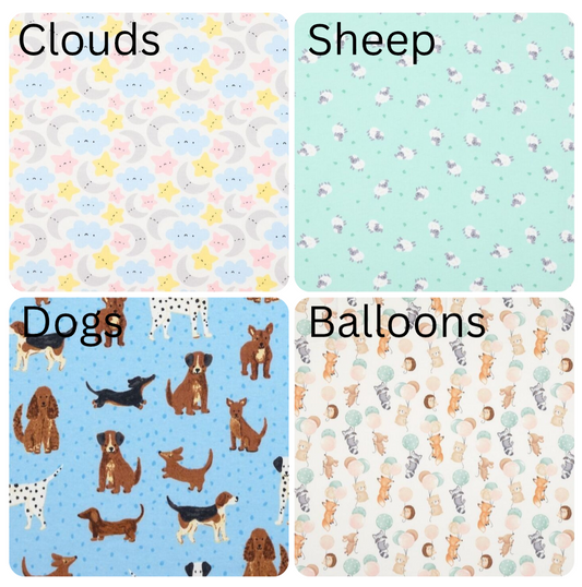 Grotime (Melody / Overture) Flannelette Fitted Cot Sheets